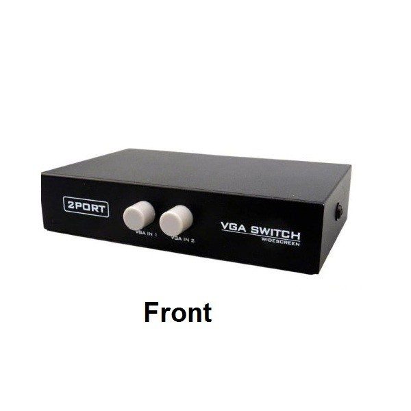 VGA Switch 2 Port Switcher 2 Input 1 Output