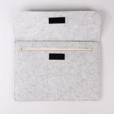 Sleeve Case Laptop 14 Inch Sarung MacBook Ultrabook Anti Gores Felt Premium + Bonus Pouch - foto 4