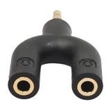 Spliter Audio 2 Mic Splitter Dua Microphone Dual AUX - foto 2