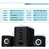 Speaker Active 2.1 Stereo Subwoofer USB 3.5mm Audio Jack Bass PC Laptop Komputer Garansi 1 Tahun - foto 8