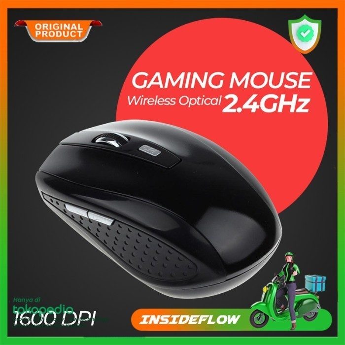 Gaming Mouse Wireless Optical 2.4GHz