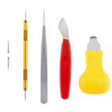 Tool Kit Reparasi Jam Tangan – Set Alat Service Watch Opener Remover Penahan Buka Tutup - foto 4