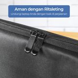 Tas Laptop Sleeve Case Inner Bag 17 Inch Waterproof Shockproof Slim & Elegan Pelindung Aman - foto 3