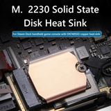 Heatsink SSD M.2 2230 NVMe Copper Cooler Steam Deck ROG Ally PS5 Xbox Pendingin Anti Overheat - foto 3