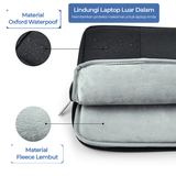 Tas Laptop Sleeve Case Inner Bag 17 Inch Waterproof Shockproof Slim & Elegan Pelindung Aman - foto 5