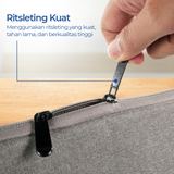 Sleeve Case Laptop 13 Inch Waterproof Anti Gores Anti Benturan Slim Ringan Ritsleting Aman - foto 9