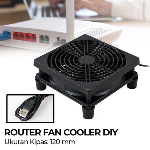 Router Fan Cooler Cooling Case DIY USB 1