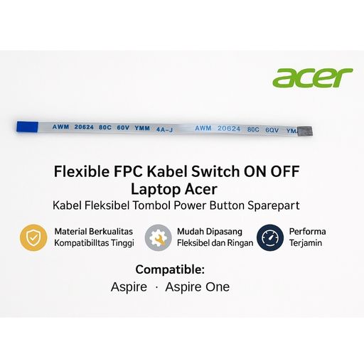 Kabel Flexible Switch ON OFF Power Butto