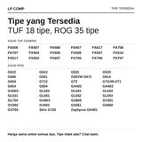 Baut Casing Laptop Asus TUF Gaming F15 A15 A16 FX507 FA507 FX506 FA506 FX505 FX517 Back Cover Screw - foto 5