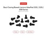 Casing Bawah Laptop IdeaPad 330 320 310 300 500 130 Series Back Cover Screw Baut Pengganti Hilang - foto 6