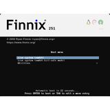 DVD Installer Finnix 251 - Distro Linux Sysadmin Rescue Live CD Ringan Text Mode - foto 2