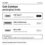 OTG Type C USB Hub Depixel High Speed 1x USB 3.0 3x USB 2.0 Kompatibel Laptop Garansi 1 Tahun - foto 3