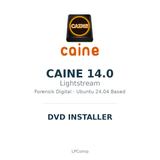 DVD Installer CAINE 14.0 Lightstream - Distro Forensik Digital Investigasi Komputer - foto 1