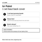 Baut Sekrup Casing Bawah Laptop HP 14s-dk 14s-dq 14-bw 14-bs 14s-fq 14-ep 14-cf 14-cm Back Cover - foto 3