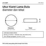 Karet Kaki Laptop Bening Anti Slip Tatakan Alas Bantalan Bulat Clear Rubber Feet DIY Universal - foto 6