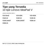 Baut Casing Lenovo IdeaPad V14 V15 V110 V130 V145 V330 Back Cover Screws - foto 2