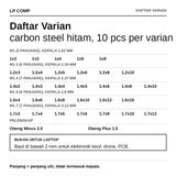 Baut Pan Head Mikro M1.0 M1.2 M1.4 M1.6 M1.7 Carbon Steel 10pcs Sekrup Kecil Elektronik - foto 2