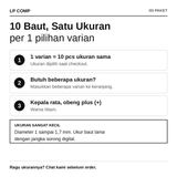 Baut Kecil Mikro M1 M1.2 M1.4 M1.6 M1.7 Flat Head Philips Carbon Steel Hitam 10pcs Screw - foto 2