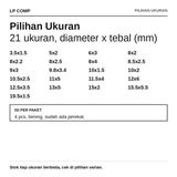 Karet Kaki Laptop Bening Anti Slip Tatakan Alas Bantalan Bulat Clear Rubber Feet DIY Universal - foto 7