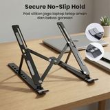Stand Laptop Aluminium Lipat 12-17 Inch Adjustable 7 Level Portable Ergonomis Dudukan Penyangga - foto 2