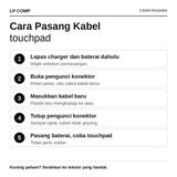 Kabel Fleksibel Touchpad HP Pavilion EliteBook 840 ProBook Envy Compaq 14-CK 14-DQ FFC AWM 20624 - foto 4