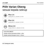 Obeng Kecil Mini Plus Minus Kacamata HP Laptop 1.5mm Presisi Anti Slip Screwdriver Magnet - foto 5