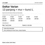 5pcs Baut L Hex M2 Cap Head Carbon Steel Black Allen Hitam 2mm Screw Sekrup - foto 2