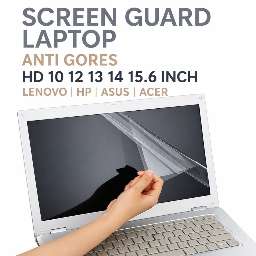Anti Gores Laptop 14 15.6 Inch Screen Protector Clear Glossy 10.1 11.6 13.3 Universal