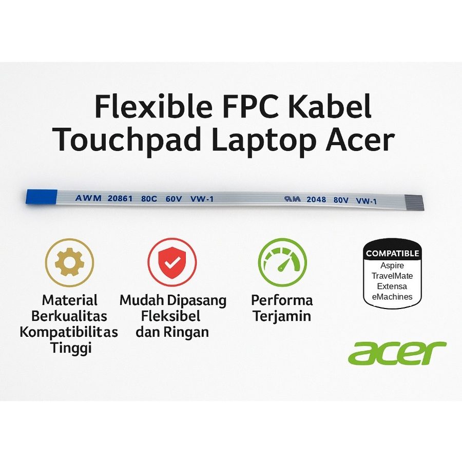 Kabel Flexible FPC Touchpad Trackpad Acer Aspire V5-431 E1-471 TravelMate Fleksibel Laptop