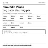 Ring Washer Flat Spring SS304 M1.4 M1.6 M2 M2.5 M3 Stainless Steel 10pcs - foto 4