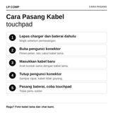 Kabel Flexible FPC Touchpad Trackpad Acer Aspire V5-431 E1-471 TravelMate Fleksibel Laptop - foto 4