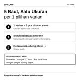 5pcs Baut Flat Head M1 M1.2 M1.4 M1.6 M1.7 Stainless Screw Sekrup 1mm 1.2mm 1.4mm 1.6mm 1.7mm Putih - foto 2