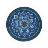 Mouse Pad Bulat Vintage Bohemian Motif Mandala Anti Slip Diameter 20cm Estetik - foto 2
