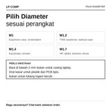 Baut Sekrup Kecil M1 M1.2 M1.4 M1.7 Drat Kasar Runcing Pan Head Philips Carbon Steel Hitam 10pcs - foto 3