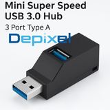 Mini USB Hub 3.0 3 Port Type C A Super Speed 480 Mbps Windows Macbook SmartPhone OTG - foto 1