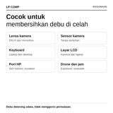 Blower Angin Karet Manual Pembersih Debu Laptop Keyboard Kamera Lensa Sensor Air Blower Dust - foto 7
